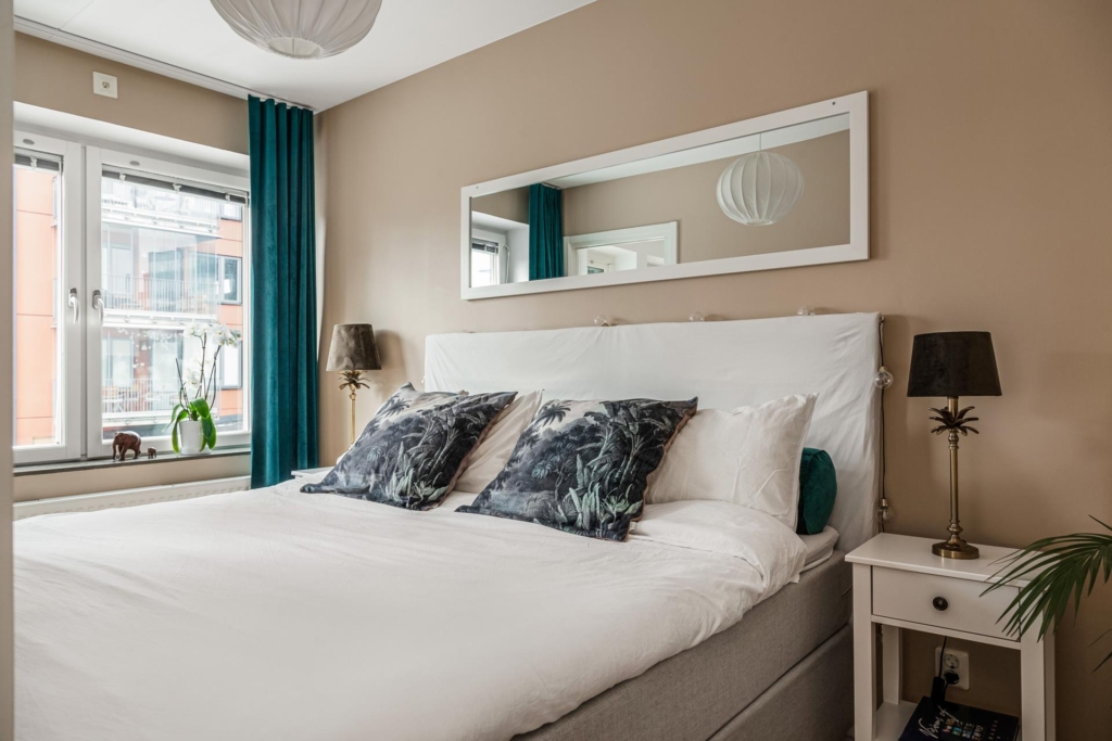 Frontläge mot vattnet och stor balkong i söderläge