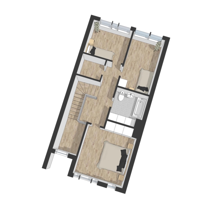 Helt nytt hus med 4 rum på 115 kvm i Silverdal.