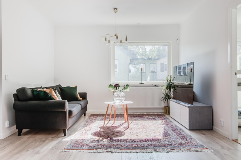 Nybyggt hus 2018 med 6 rum och stor altan.