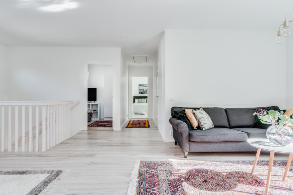 Nybyggt hus 2018 med 6 rum och stor altan.