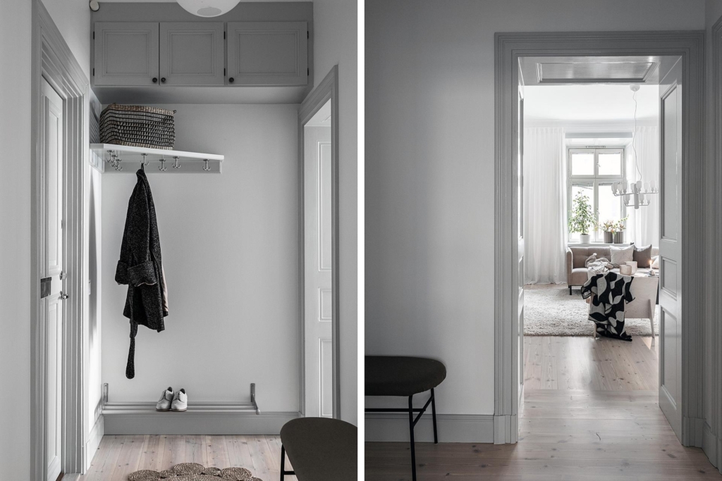 Ljust, elegant hem med härlig sekelskifteskaraktär.