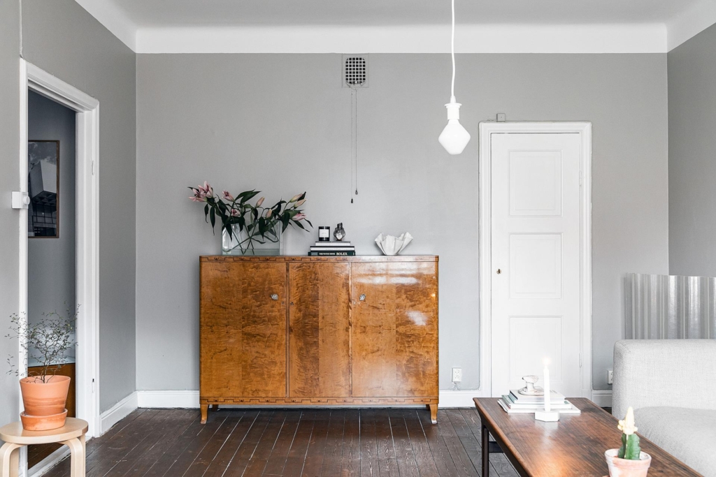 Smart planerat hem med fri utsikt över Vanadisplan.