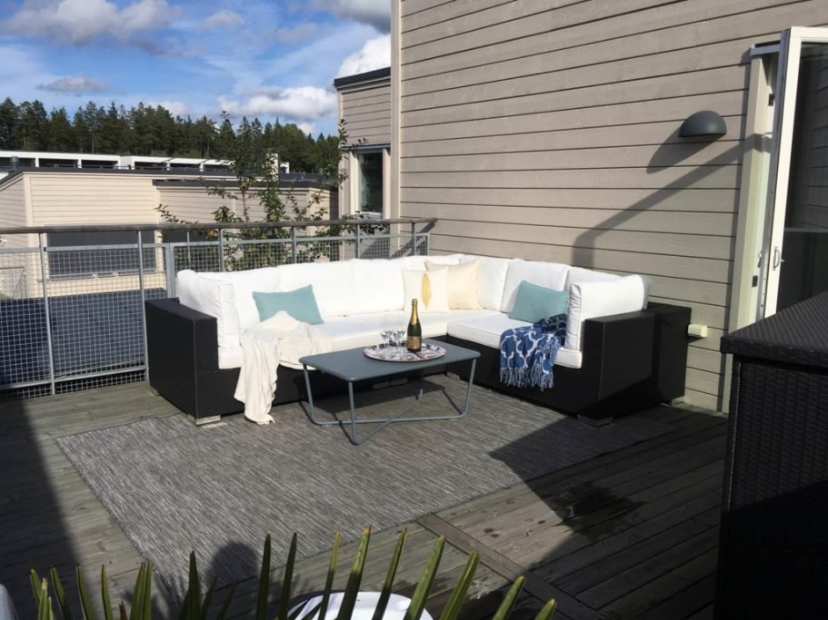 Paradis med takterrass, altan och suverän planering