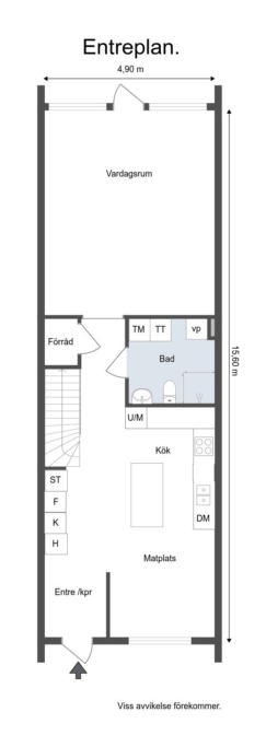 Lättskött friköpt Town House (ej BRF – ej månadsavgift) med mycket fina materialval och högt i tak.
