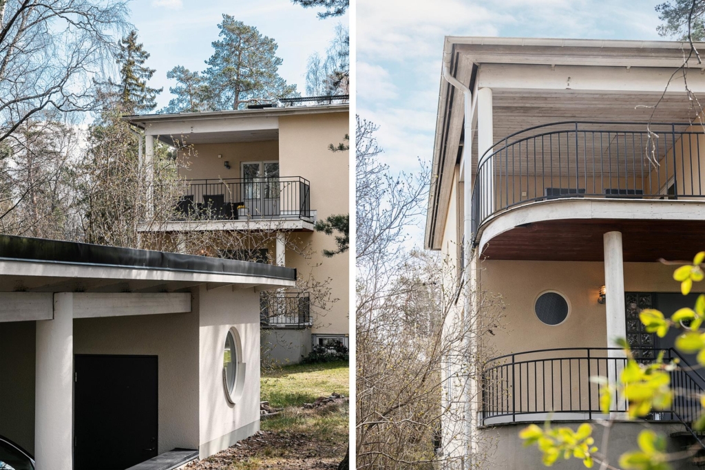 Topprenoverad funkisdröm med 7 rum och skogsnära läge.