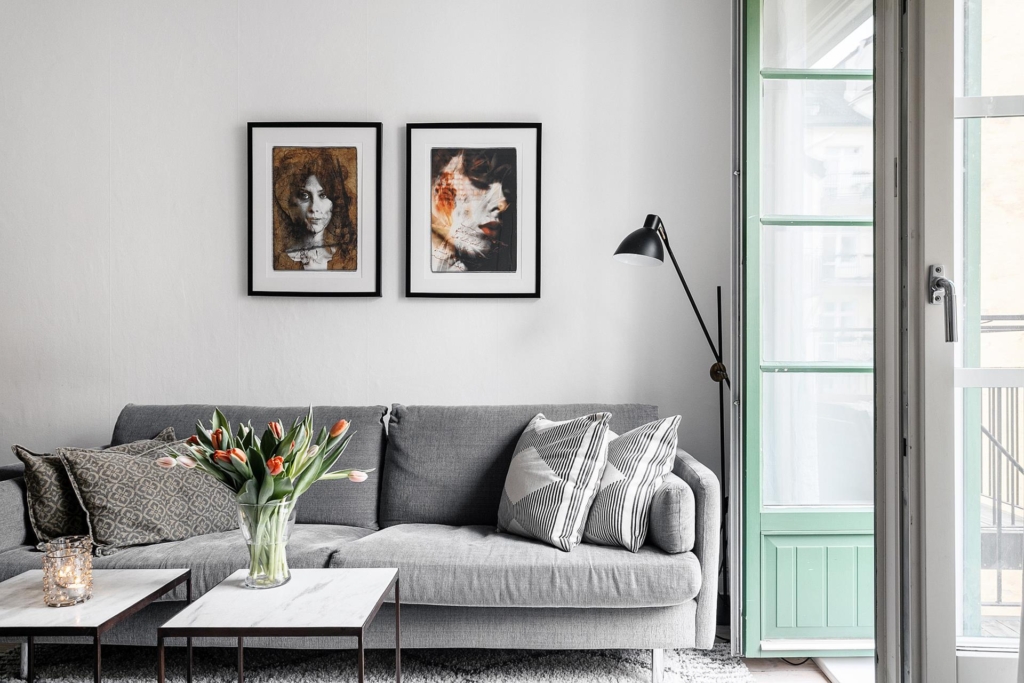 Solig balkong med rofyllt läge i underbara Vasastan