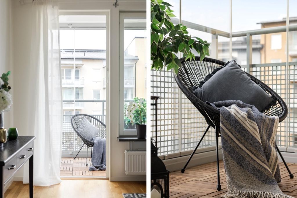 Välplanerad trea med stor balkong i soligt sydvästläge