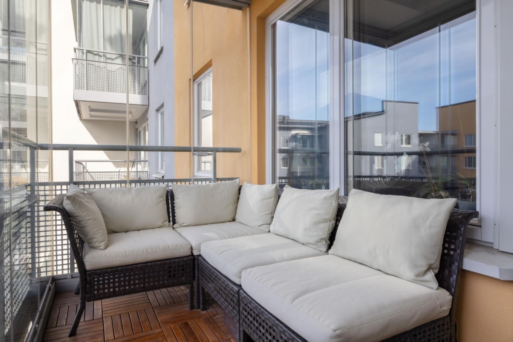 Välplanerad trea med stor balkong i soligt sydvästläge