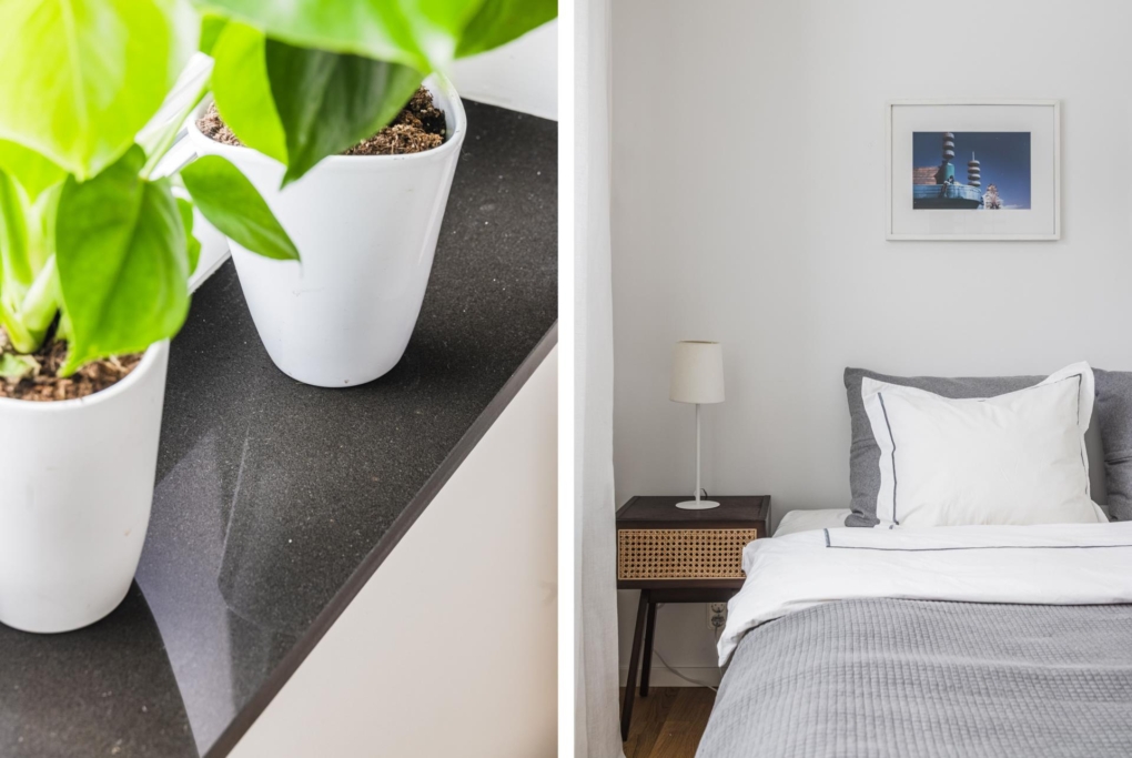 Välkommen till denna fina 3:a med eftertraktat gavelläge!