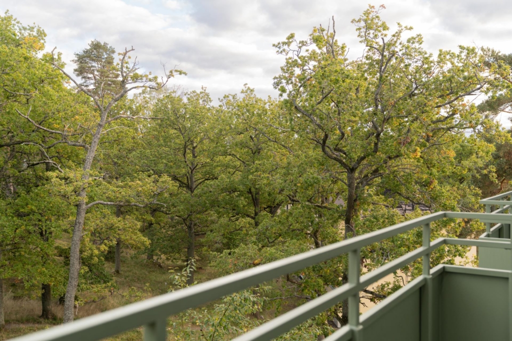 Högst upp i huset med balkong i söderläge och insynsskyddad utsikt – fri andrahandsuthyrning!