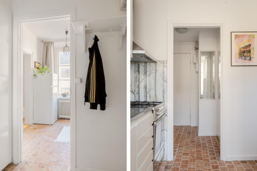 Högt upp i vackert och charmigt hus från mitten av 1800-talet.