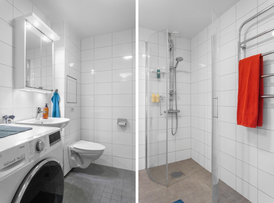 Pendeltåg och buss runt knuten. Bra skolor och förskolor i närområdet. Nära till grönområden & bad.