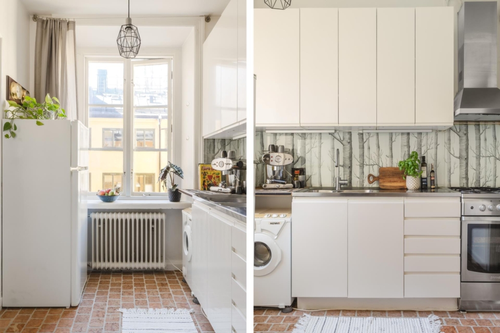 Högt upp i vackert och charmigt hus från mitten av 1800-talet.