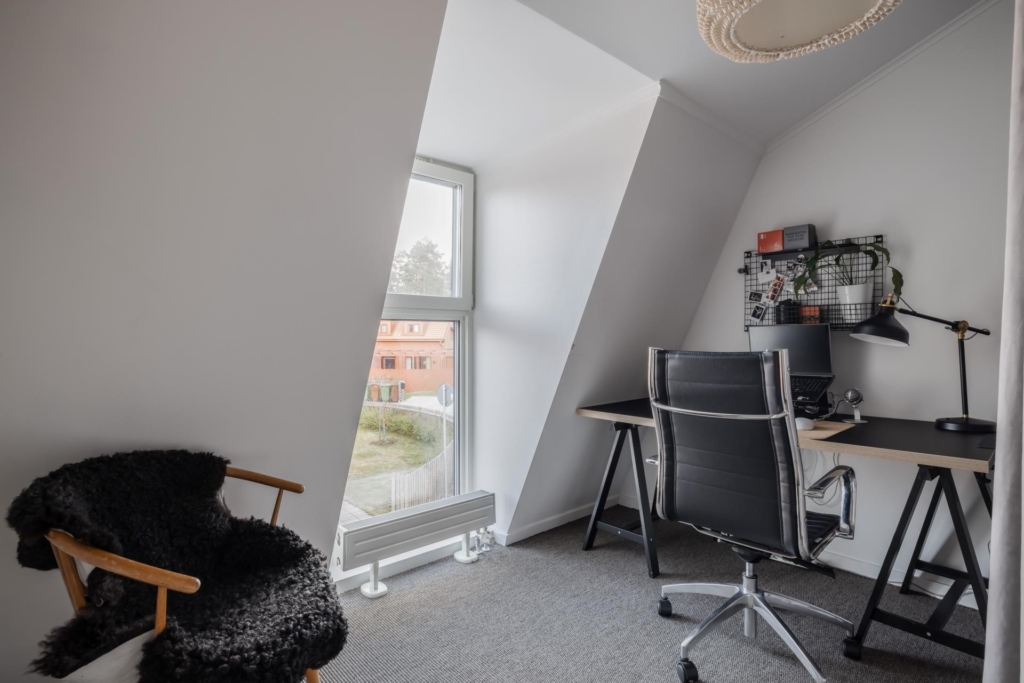 Modernt gavelradhus med 4 sovrum intill parken
