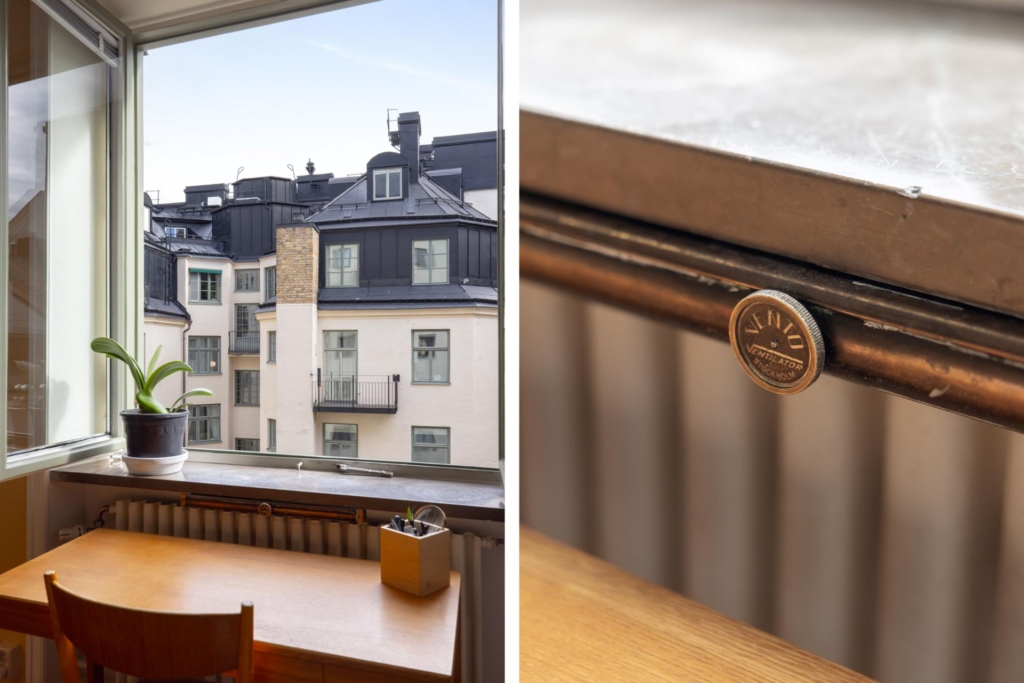 Elegant 30-talstrea belägen på eftertraktad Kungsholmsadress – balkong, öppen spis och två badrum