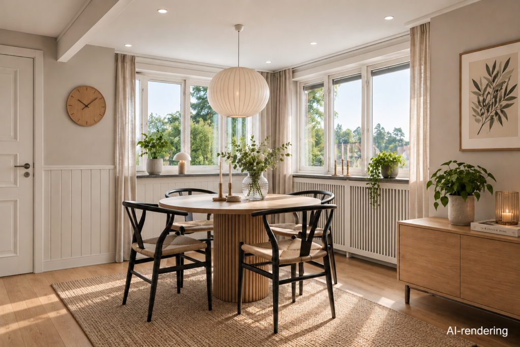 Unik arkitektritad villa i etage med stor utvecklingspotential och attraktivt läge vid Edsviken.