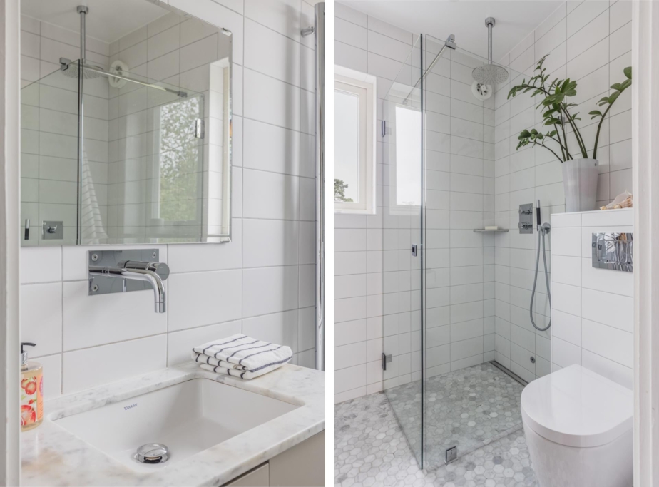 Välskött villa med generösa sällskapsytor, två braskaminer och härliga uteplatser!