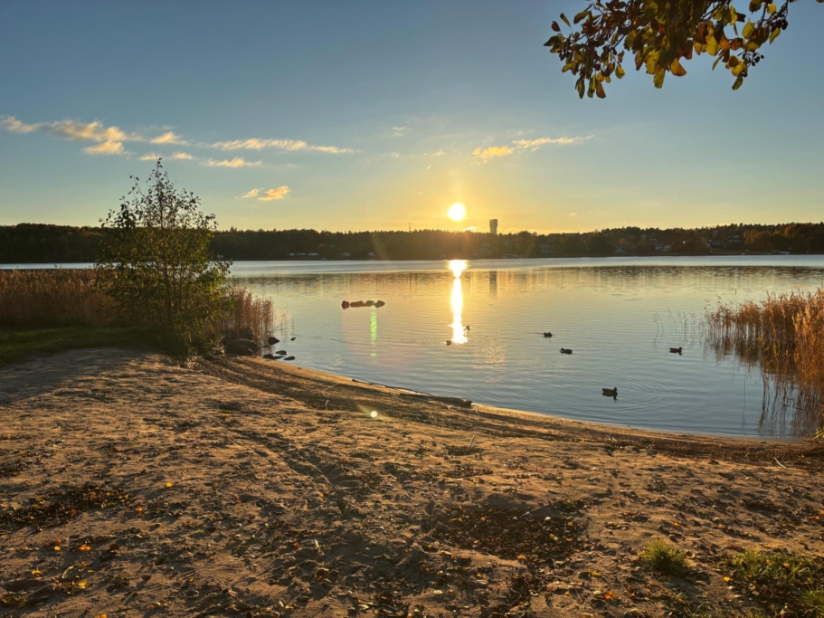 Sjönära och fantastiskt rymlig 50-talsvilla med sydvästvänd tomt samt badrockavstånd till Edsviken.